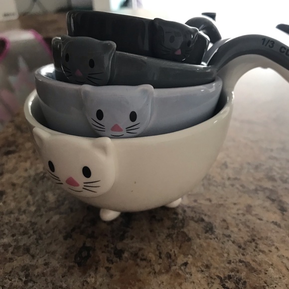 Other - Glass kitty measuring cups